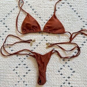 SHEIN Copper Bikini Set